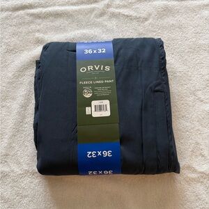 Orvis Men's Cargo Pants - Dark Blue 36” Waist. 32” Inseam